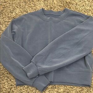 Lululemon Athletica Blue Crewneck Sweater